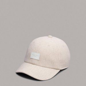 New Rag & Bone Addison Wool Blend Hat One Size in Plaster